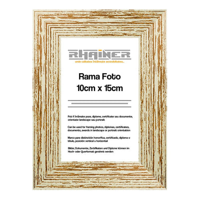 Rama foto Leon crem 10x15 FP086011015 - Green Print