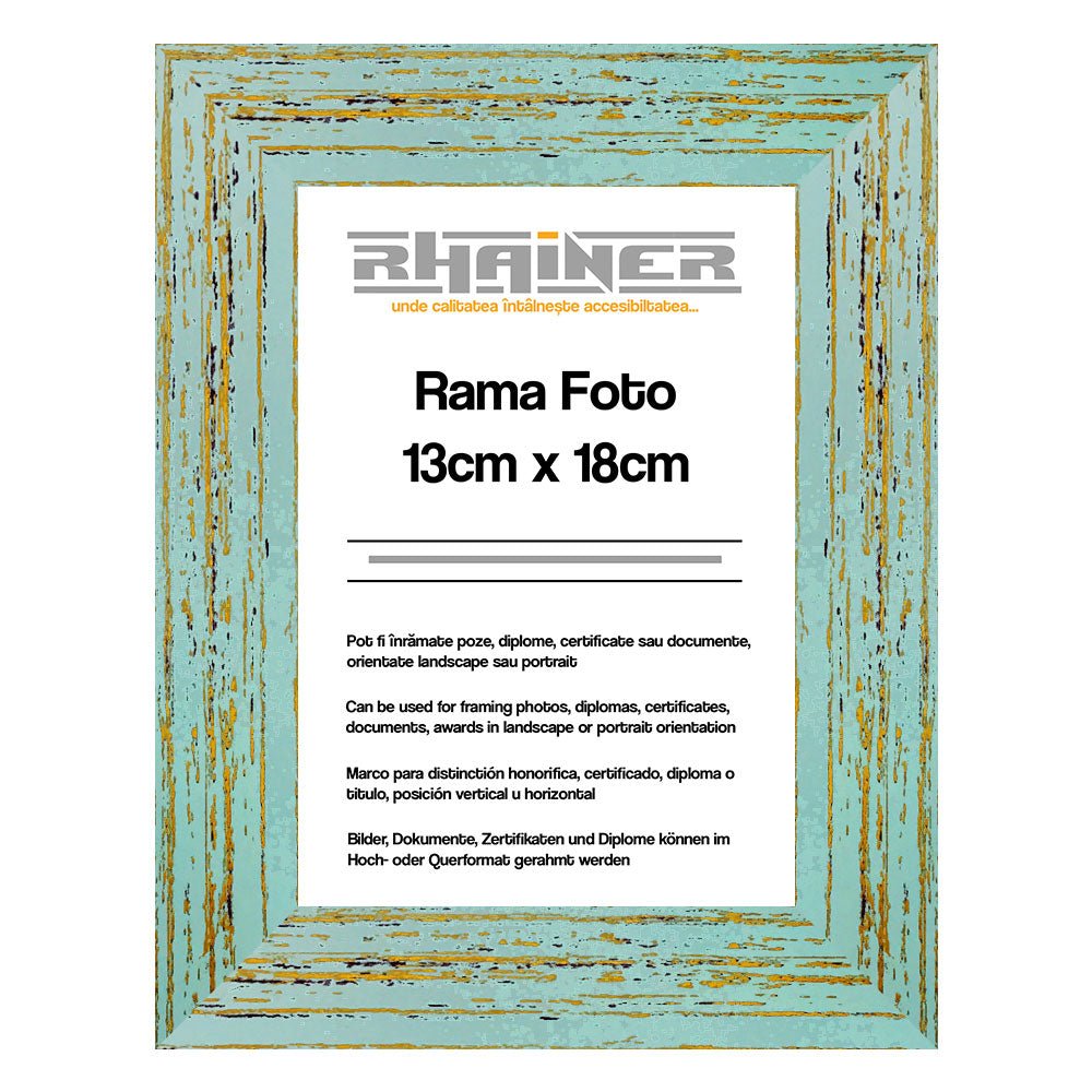 Rama foto Leon albastru deschis 13x18 FP086151318 - Green Print