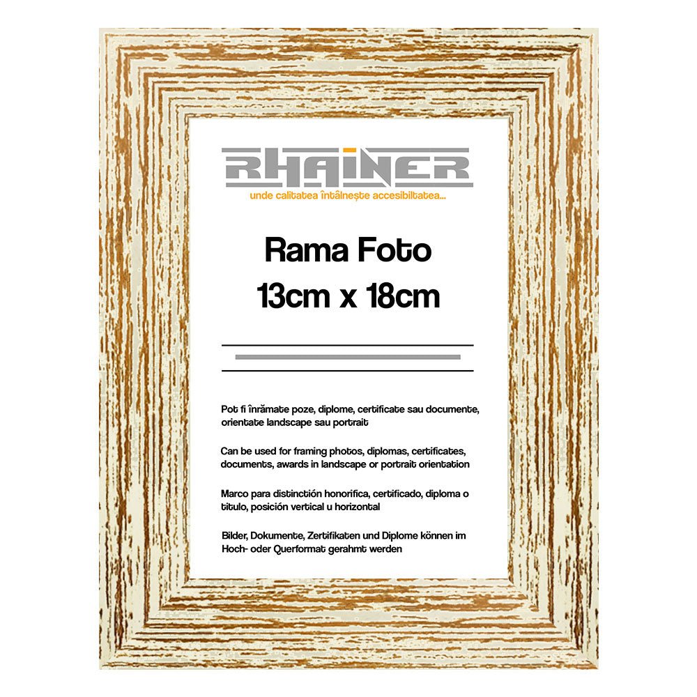 Rama foto Leon crem 13x18 FP086011318 - Green Print