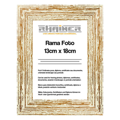 Rama foto Leon crem 13x18 FP086011318 - Green Print