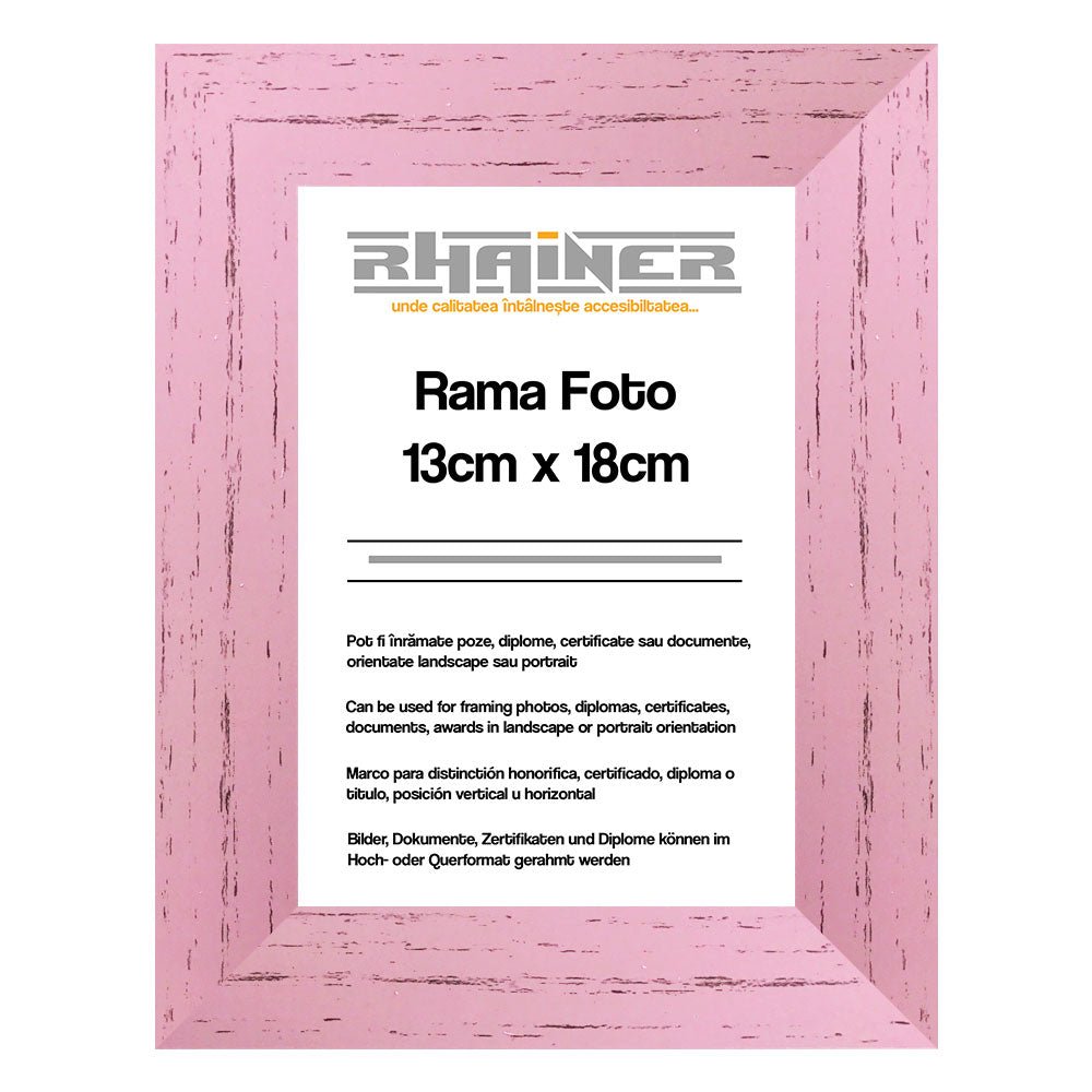 Rama foto Leon roz 13x18 FP086131318 - Green Print