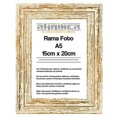 Rama foto Leon crem A5 FP08601A5 - Green Print
