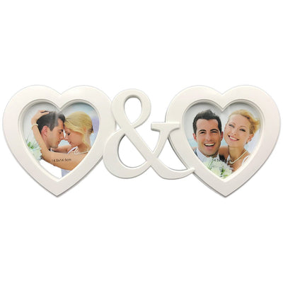 Rama foto colaj Heart&Heart 2poze QH18 - Green Print