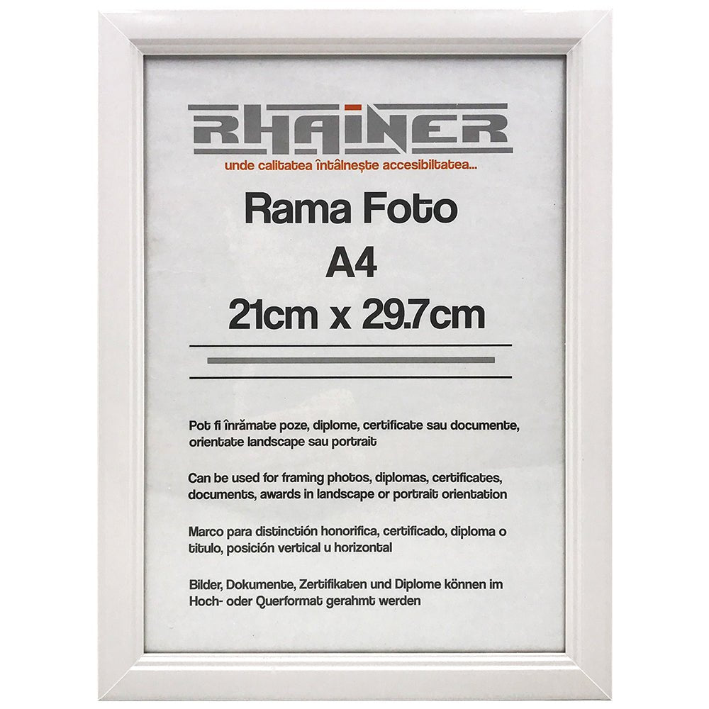 Rama foto Madrid alb A4 FMA4-01 - Green Print
