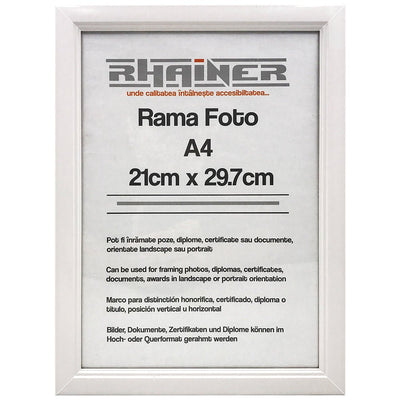 Rama foto Madrid alb A4 FMA4-01 - Green Print