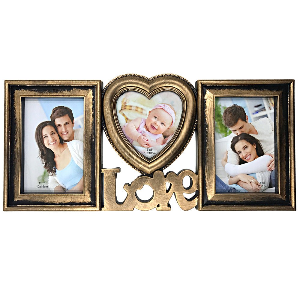 Rama foto colaj Wenge Love 3 poze FF17 - Green Print