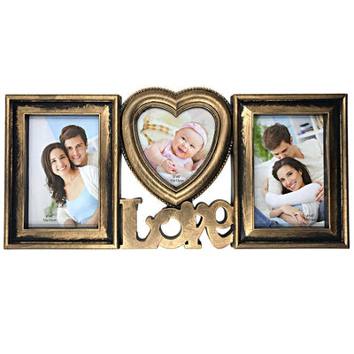 Rama foto colaj Wenge Love 3 poze FF17 - Green Print