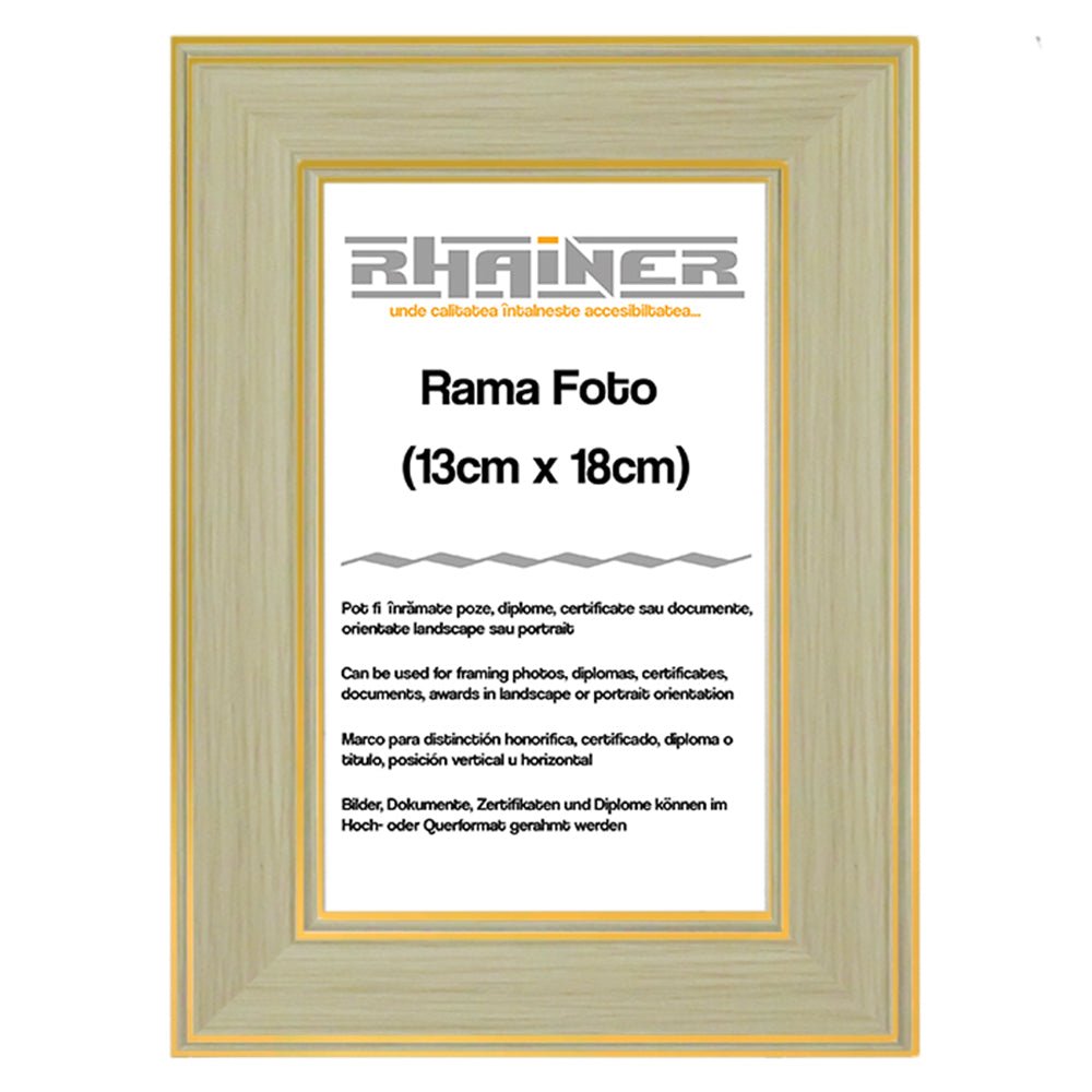 Rama foto Malaga crem+auriu 13x18 FP011221318 - Green Print