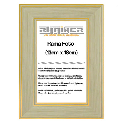 Rama foto Malaga crem+auriu 13x18 FP011221318 - Green Print