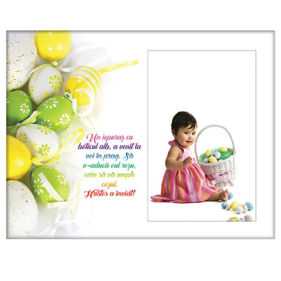 Rama foto sticla PASTE 3 LQ7 - Green Print
