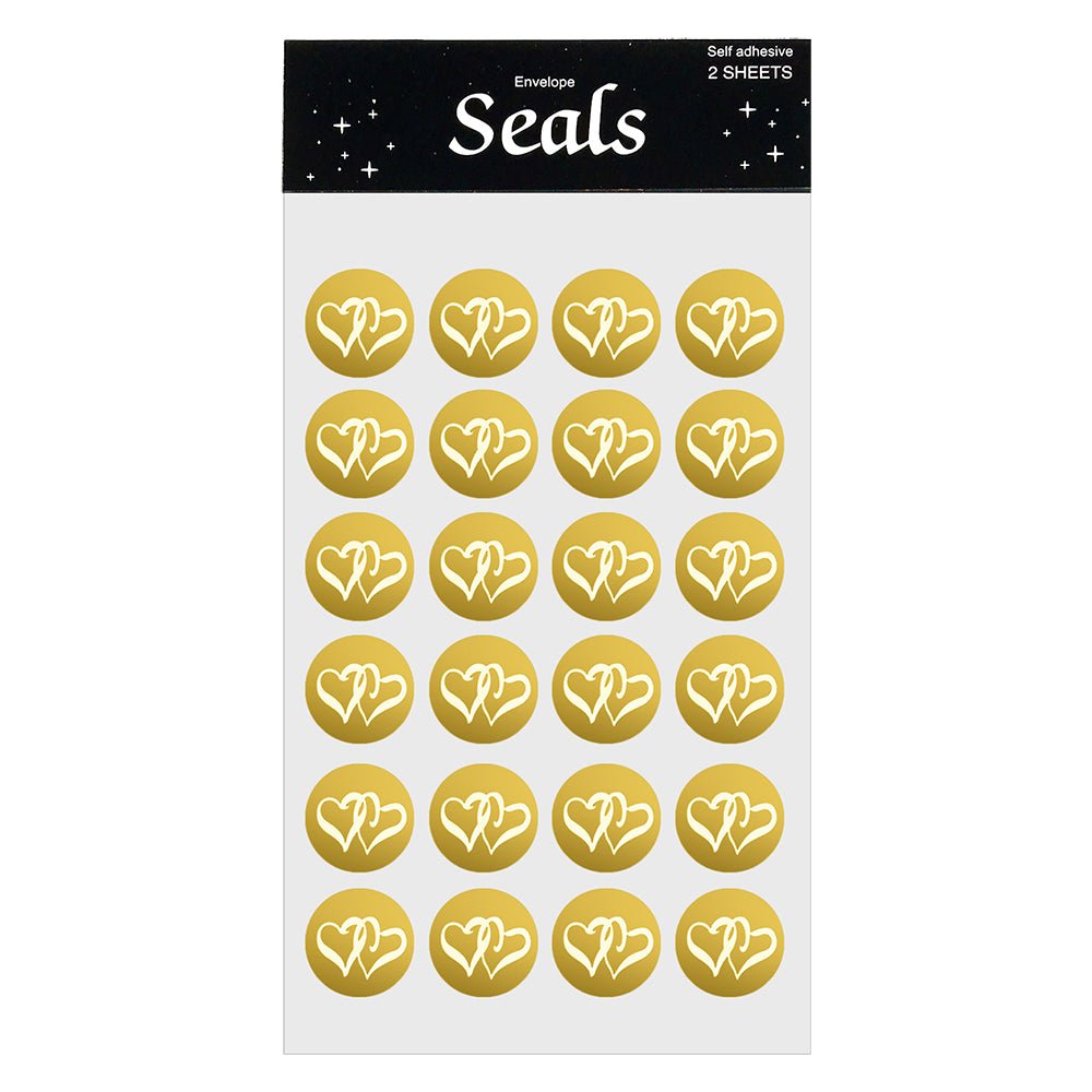 Stickere inimi - set 48 buc STK20 - Green Print