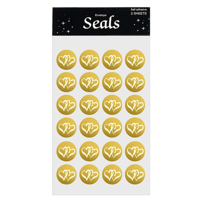 Stickere inimi - set 48 buc STK20 - Green Print