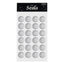 Stickere inimi - set 48 buc STK22 - Green Print