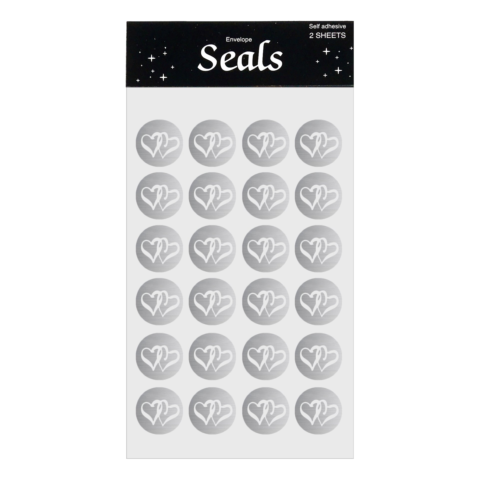 Stickere inimi - set 48 buc STK22 - Green Print