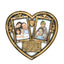 Rama foto colaj cu lumini HEART 2 poze 5382 - Green Print