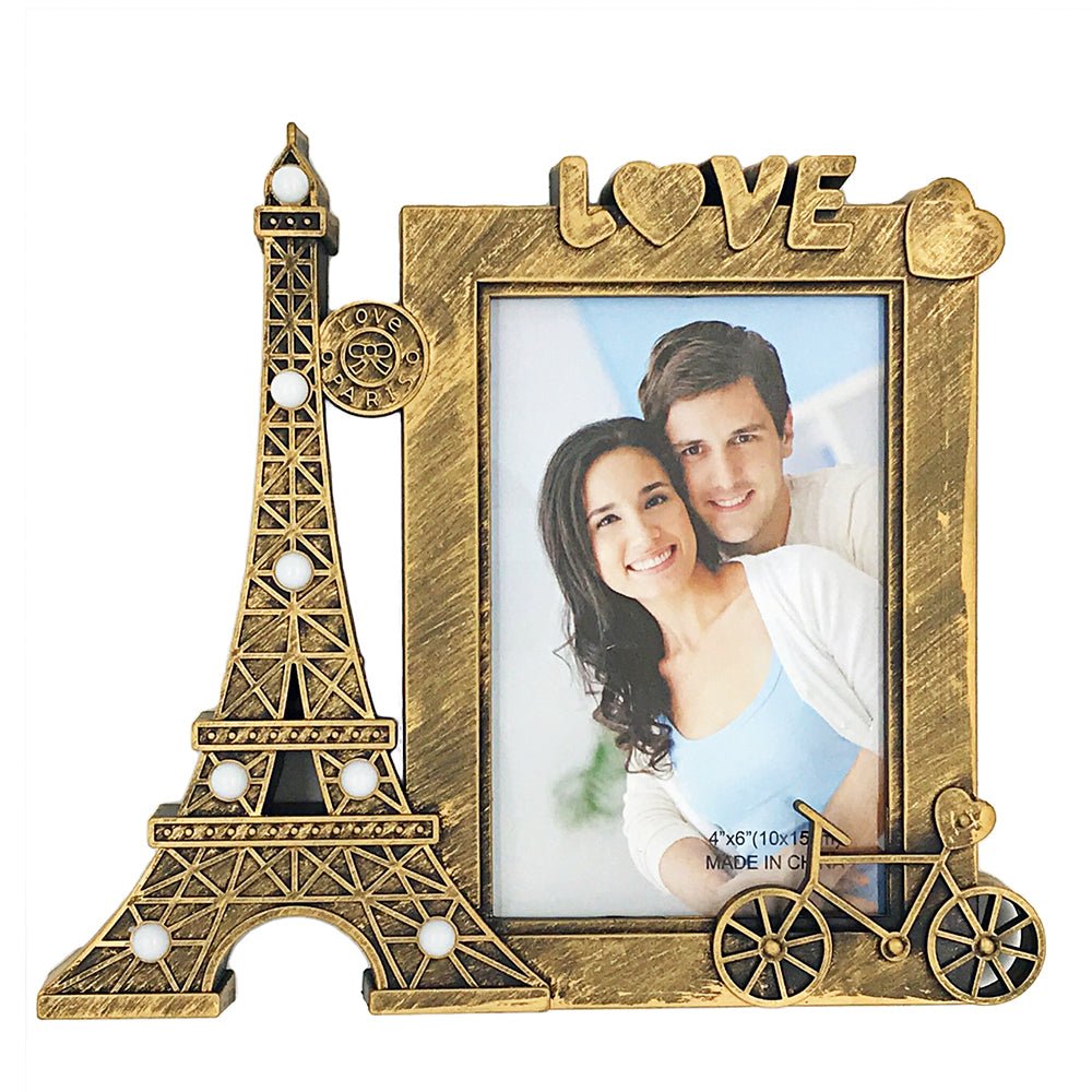 Rama foto colaj cu lumini EIFFEL 1 poza 5381 - Green Print