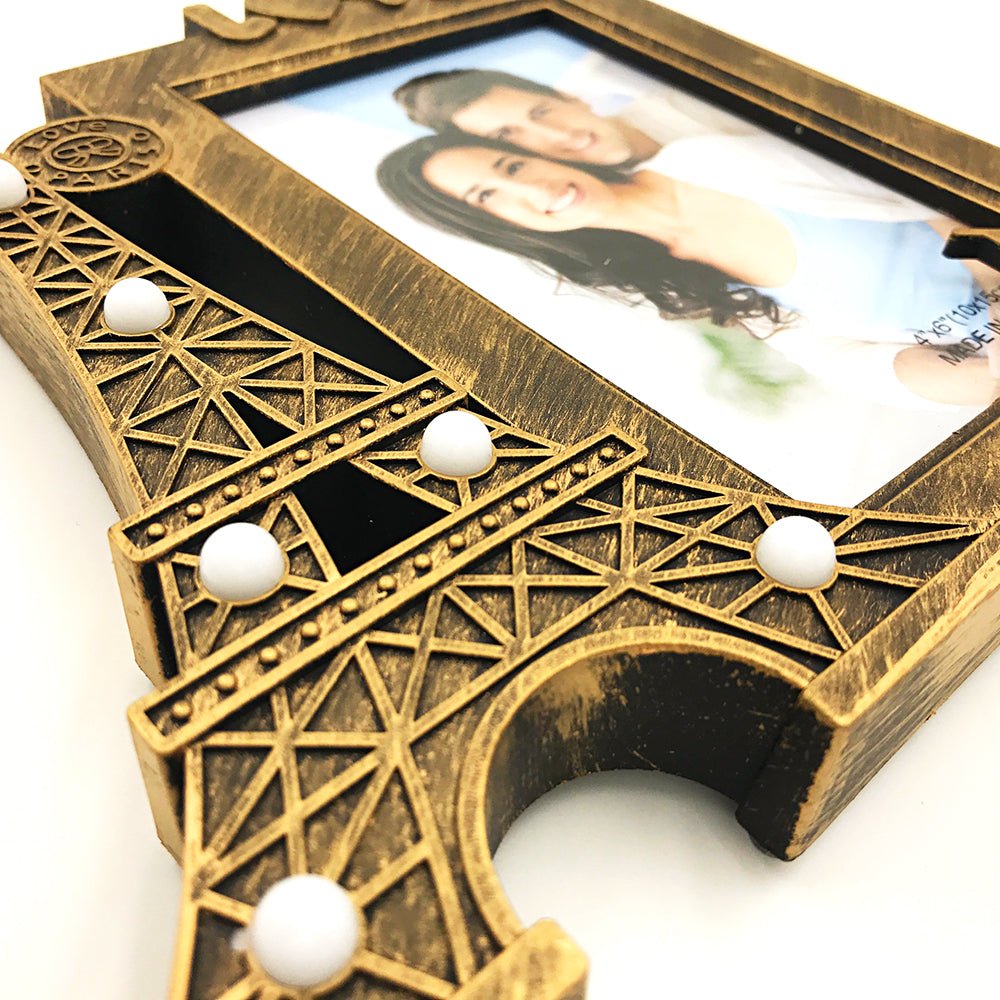 Rama foto colaj cu lumini EIFFEL 1 poza 5381 - Green Print