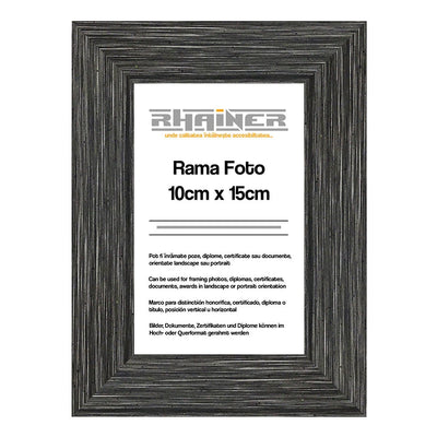 Rama foto Madrid antracit 10x15 FP0911191915 - Green Print