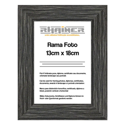 Rama foto Madrid antracit 13x18 FP0911191318 - Green Print