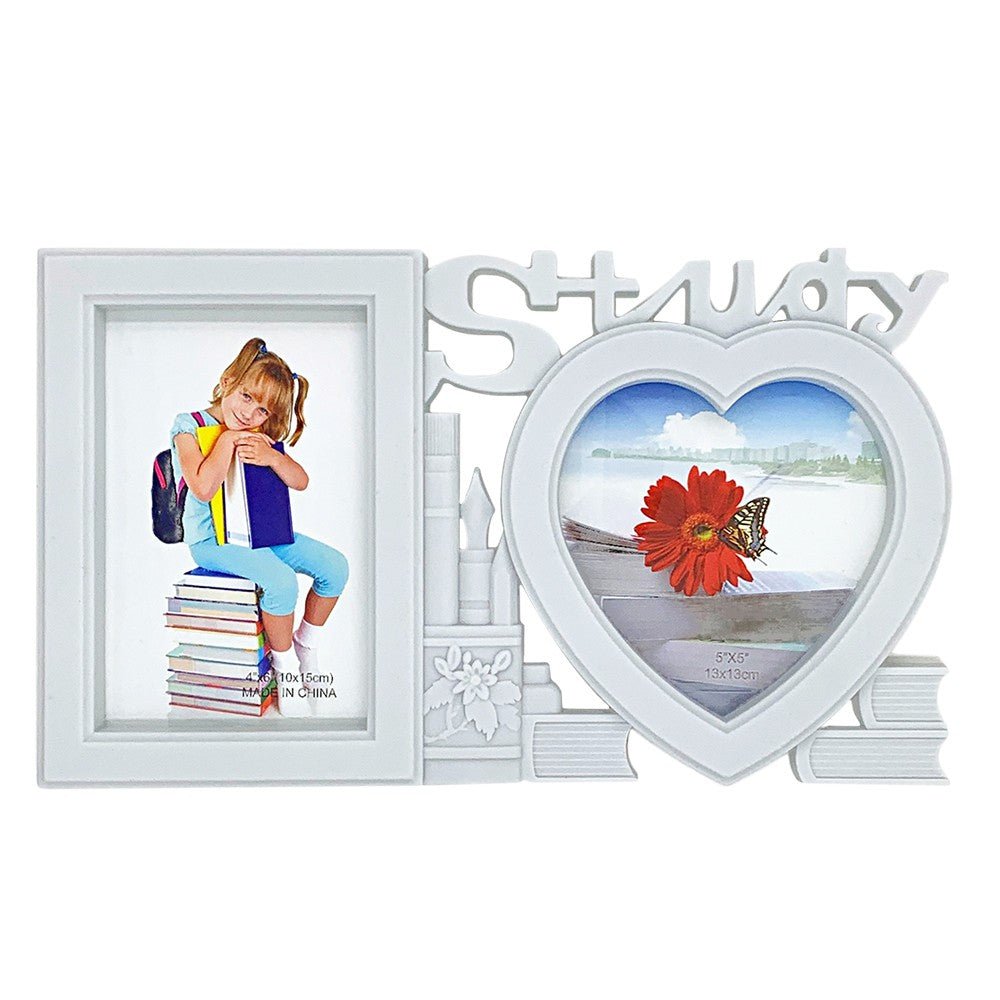 Rama foto colaj Study 2 poze PF406 - Green Print