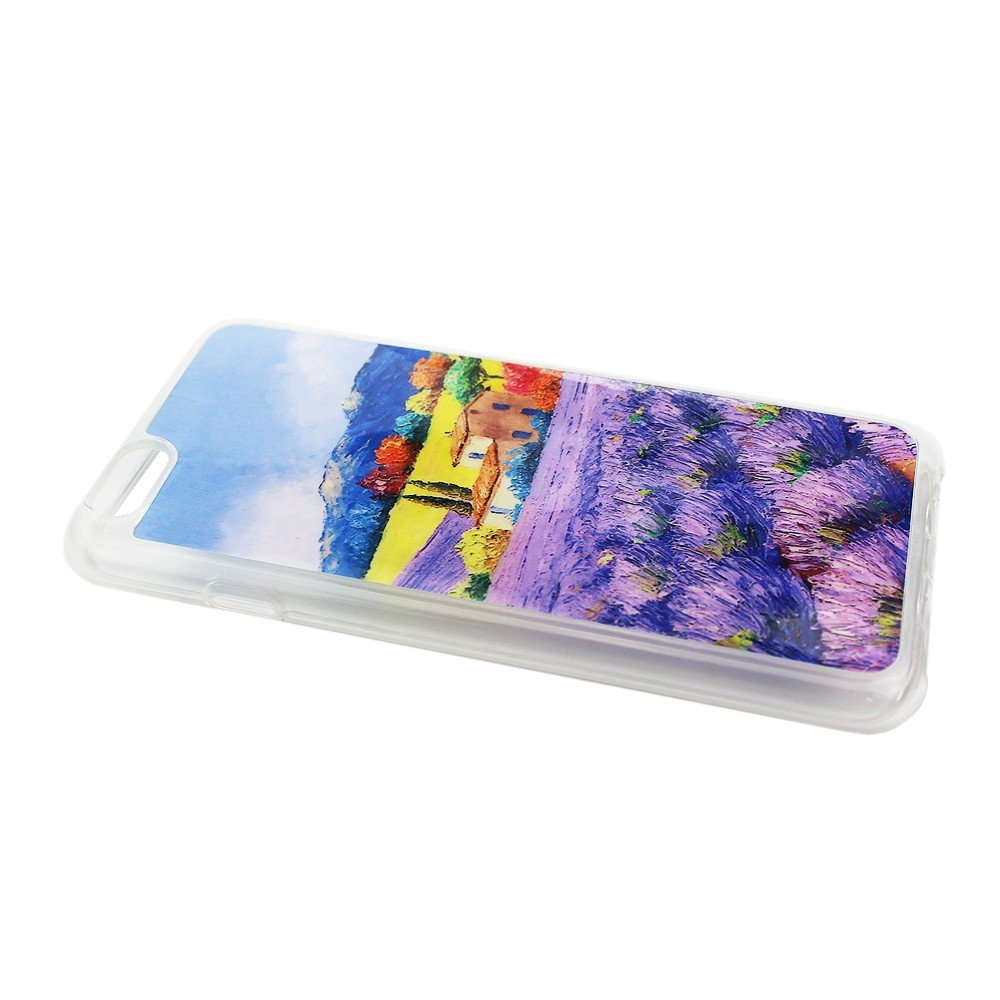 Huse de telefon silicon pentru presa plana SM11 - Green Print