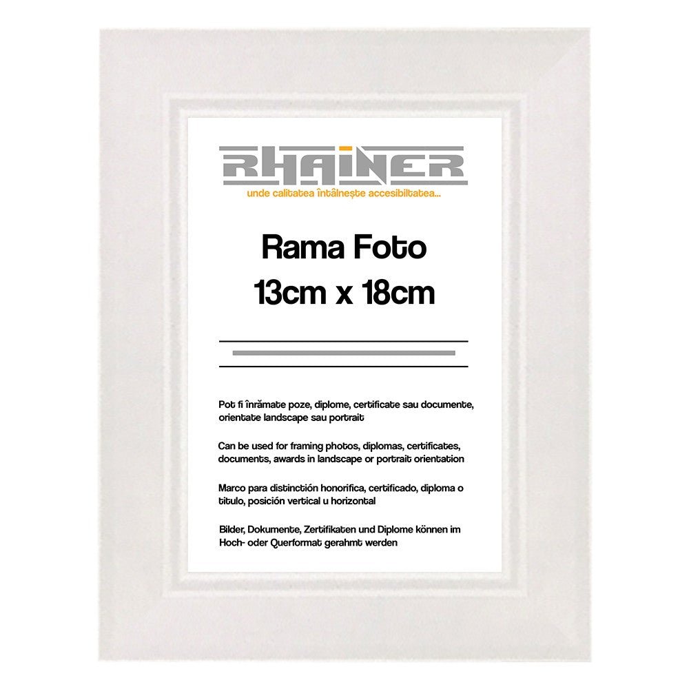 Rama foto Madrid alb 13x18 FM1318-01 - Green Print