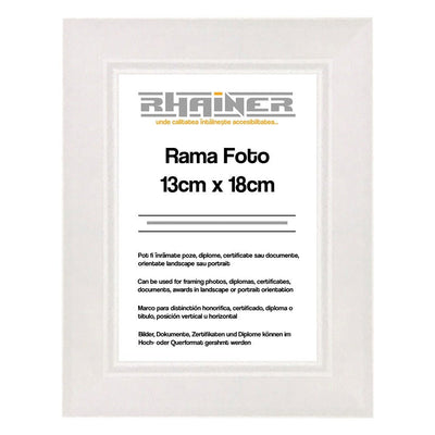 Rama foto Madrid alb 13x18 FM1318-01 - Green Print