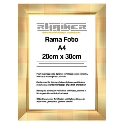 Rama foto Madrid auriu A4 FMA4-22 - Green Print