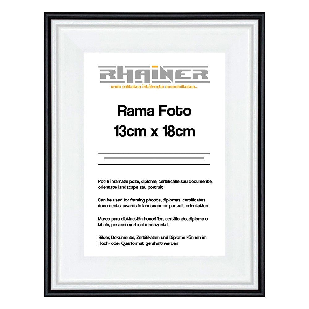 Rama foto Barcelona alb+negru 13x18 FP0941131819 - Green Print