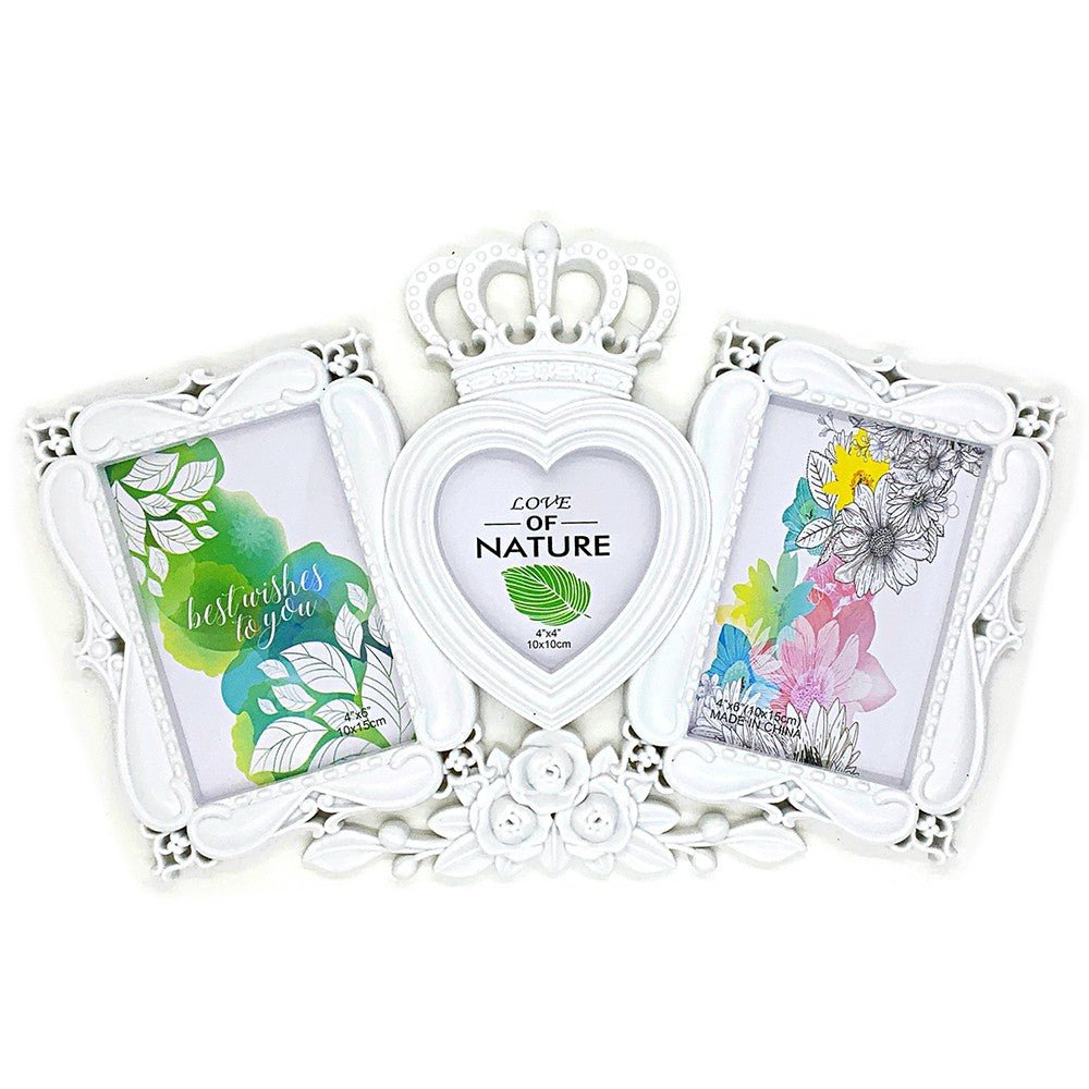 Rama foto colaj KING 3 poze XF35 - Green Print