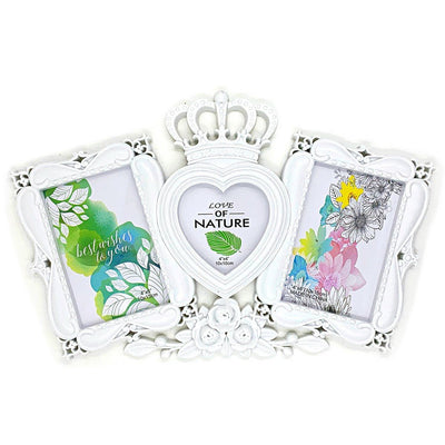 Rama foto colaj KING 3 poze XF35 - Green Print