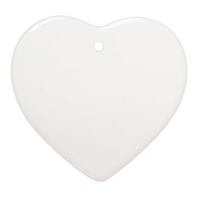 Ornament ceramica sublimabil inima GC530 - Green Print