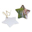Ornament ceramica sublimabil stea GC620 - Green Print