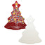 Ornament ceramica sublimabil brad GC650 - Green Print