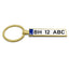 Breloc metalic insertie foto AUTO auriu AUTO21 - Green Print