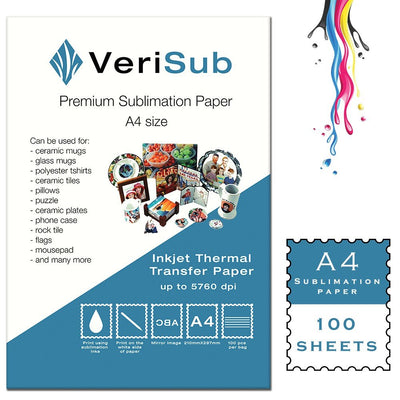 Hartie sublimare VeriSub A4 100 coli HV01-A4 - Green Print