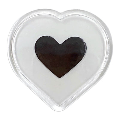 Magnet plastic insertie foto inima - set 100 buc BPL9 - Green Print
