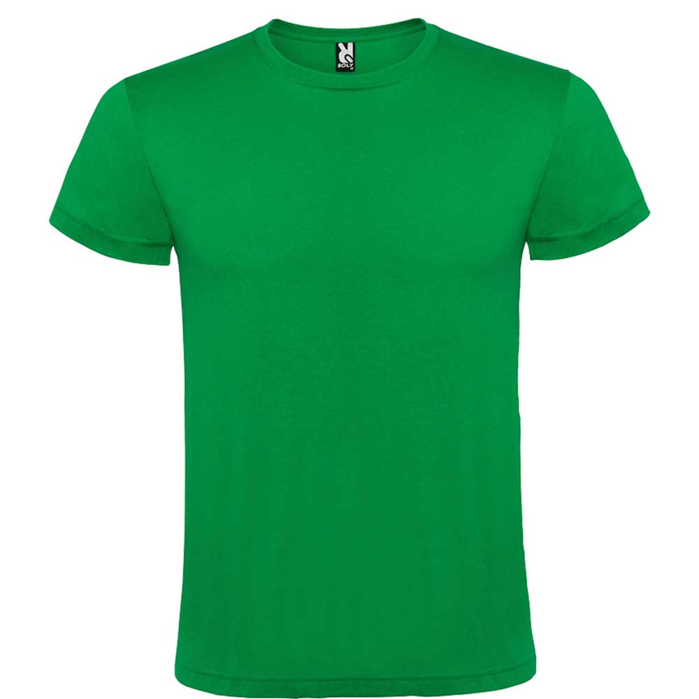 Tricou bumbac verde Roly ATOMIC 150 CA64240120 - Green Print