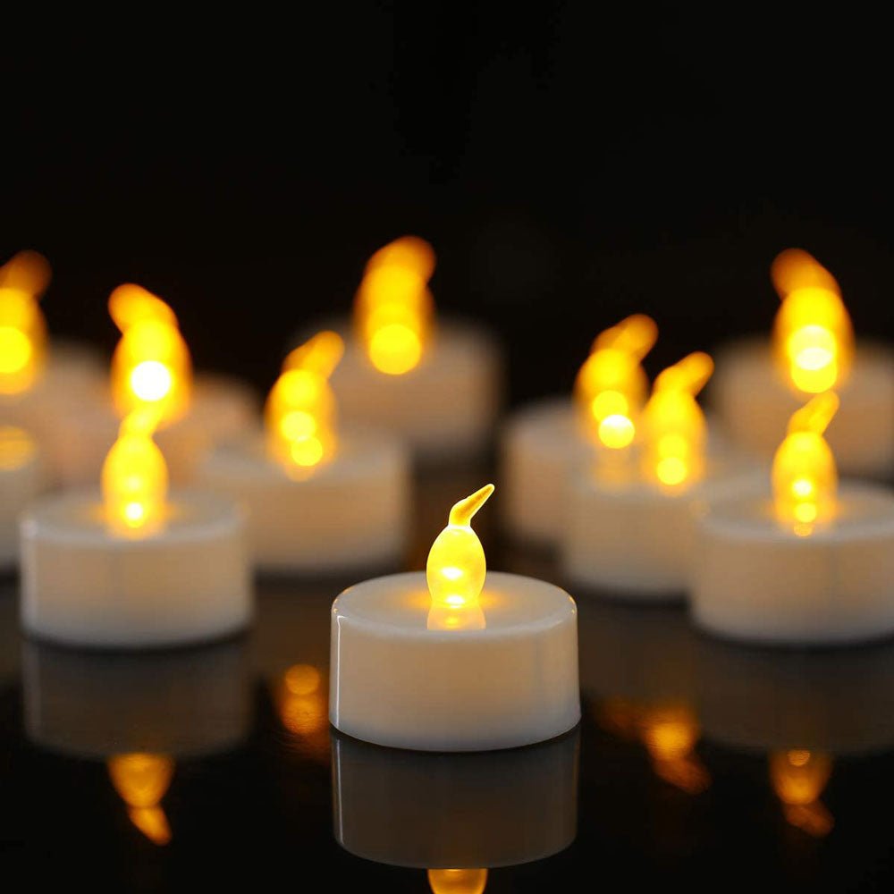 Set 24 lumanarele LED flameless LUMR4 - Green Print