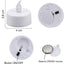 Set 24 lumanarele LED flameless LUMR4 - Green Print
