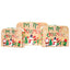 Cutii tip geanta familia Mosului - set 3 buc CUH-W7838 - Green Print