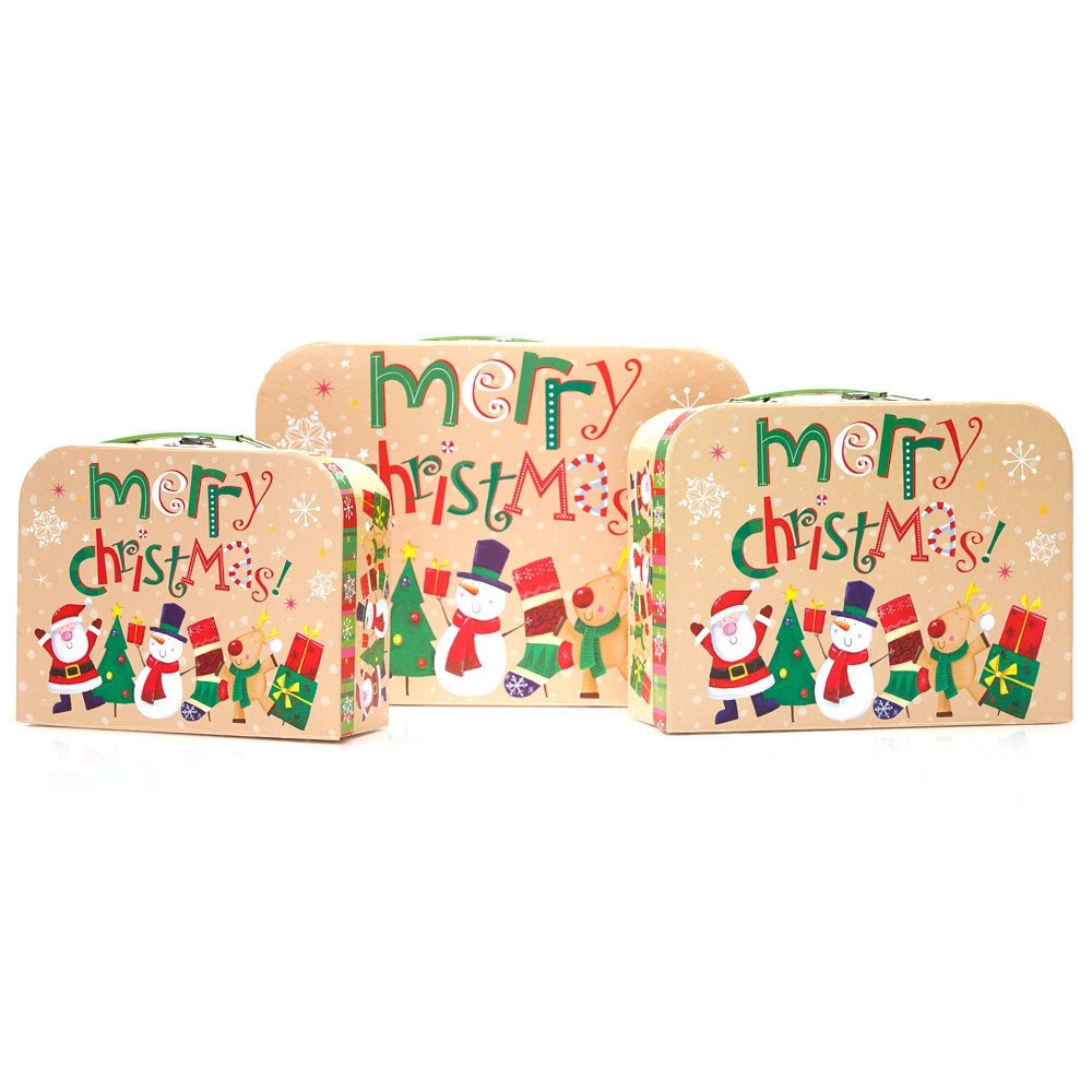 Cutii tip geanta familia Mosului - set 3 buc CUH-W7838 - Green Print