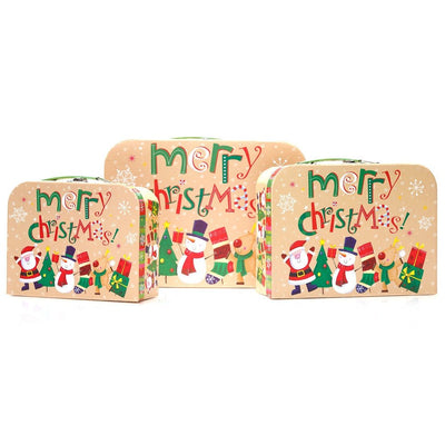 Cutii tip geanta familia Mosului - set 3 buc CUH-W7838 - Green Print