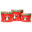 Cutii rotunde Craciun model pinguini - set 3 buc CUH-W7825 - Green Print
