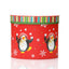 Cutii rotunde Craciun model pinguini - set 3 buc CUH-W7825 - Green Print