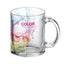 Cana sublimabila sticla + cutie individuala MD4060S100 - Green Print