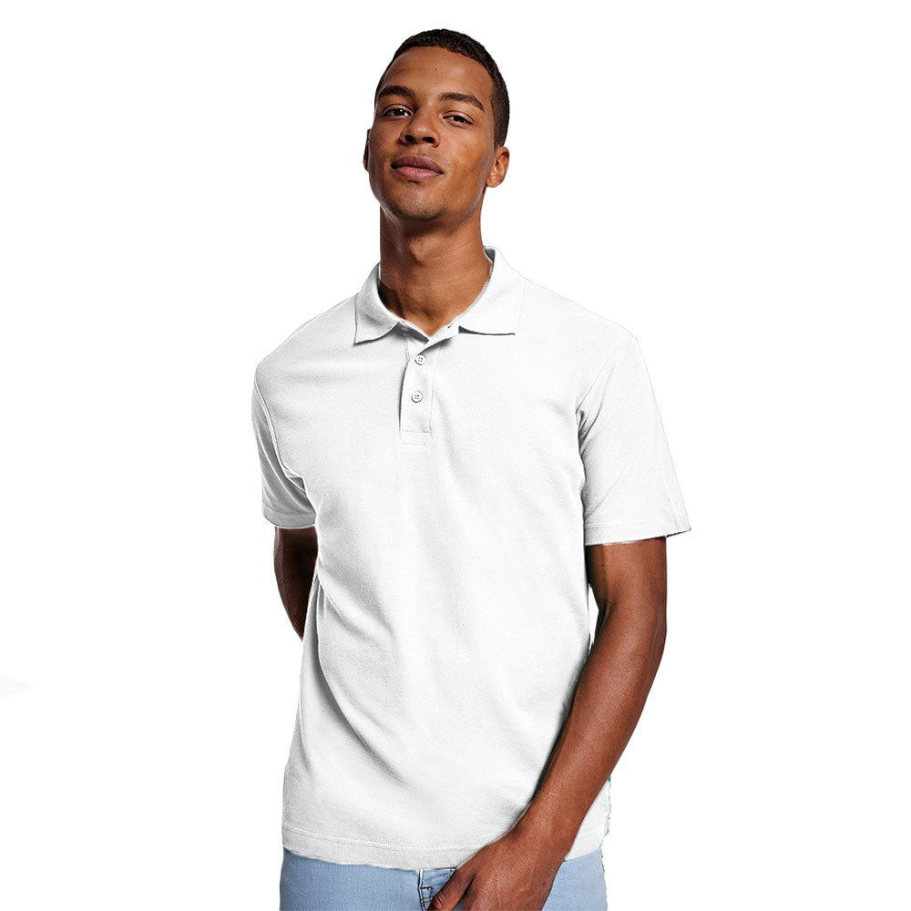 Tricou polo bumbac 100% Roly AUSTRAL alb PO66320101 - Green Print