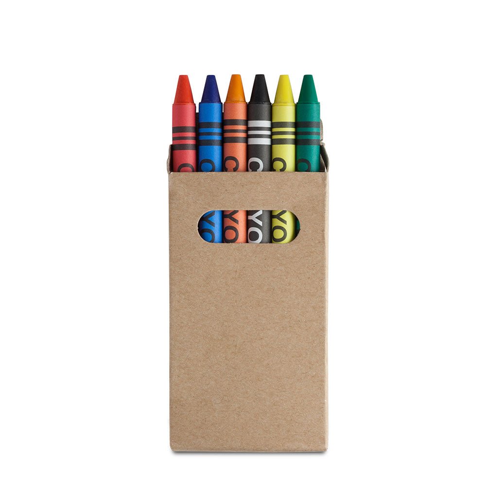 Set creioane colorate in cutie carton reciclat HW8000S229 - Green Print