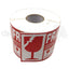 Rola stickere FRAGIL 500buc STKF10 - Green Print