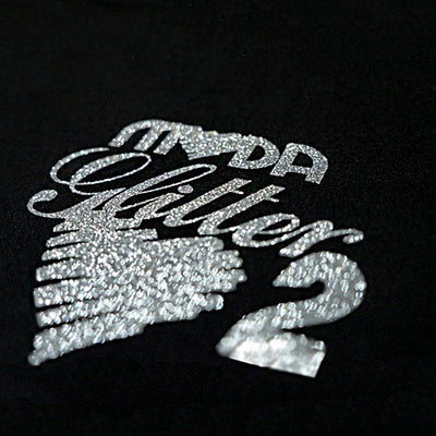 Folie MODA GLITTER 2 metru liniar S2MG904 - Green Print